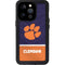 Clemson University Paw Logo iPhone 15 Pro Waterproof Case